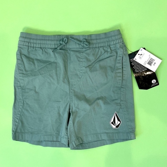 Volcom Teal Boys Shorts - Picture 1 of 6